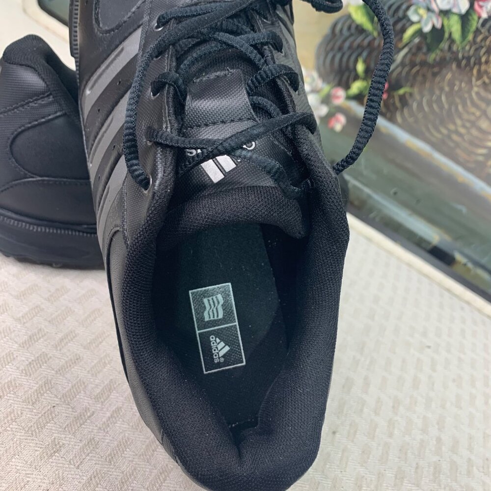 Adidas D 3000 Mens Size 9.5 Black Golf Shoes soft spike Z-Traxion AdiWEAR - Picture 4 of 9